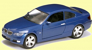 Автомобиль - БМВ 335I Купе образца 2007 года, масштаб 1:24 (Yat Ming, 24205_md)
